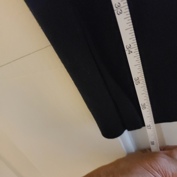 Lane Bryant pants sz 14/16, black cotton,front zipper. EUC - Picture 5 of 6